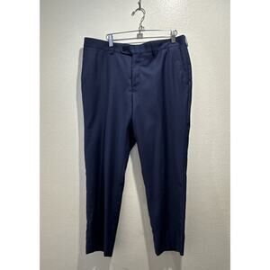 John Varvatos Men’s Size 34R Blue 100% Wool Slacks Dress Pants